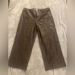 Women's Wide Leg Brown Pants